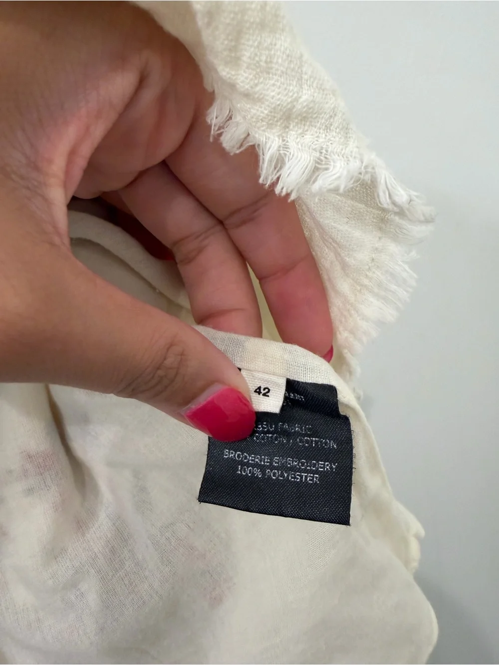 Isabel Marant Etoile Vera Floral Embroidered Cotton Cream Mini Skirt
